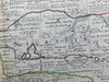 West Africa Guinea Senegal Sahara Gold Coast Gambia c.1707 de L'Isle old map