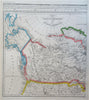 Western Canada British Columbia Yukon Territory Alaska 1903 Hoen Bouchette map