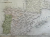 Western Europe Spain Portugal France British Isles Netherlands 1841 Boynton map