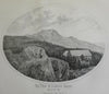 Mount Mansfield Vermont "The Chin" Mt. & Summit House 1861 Walling scarce view