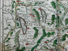 Switzerland Savoy Geneva France Piedmont 1677 du Val rare folio decorative map