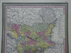 Ottoman Empire & Greece Balkans Serbia Albania Bosnia c.1850 Cowperthwait map