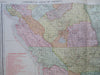 California Los Angeles San Francisco 1912 scarce huge Commercial Two Sheet Map