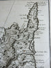 Island of Corsica Mediterranean Islands France 1760 Bellin map