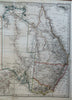 Australia Queensland New South Wales Sydney Port Jackson 1869 Petermann map