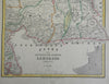 Eastern Samarang Dutch East Indies Indonesia Java c.1858 Haren large detail map