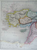 Ottoman Empire in Asia Syria Anatolia Cyprus c. 1850-8 Archer engraved map