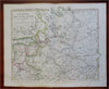 Russian Empire Muscovy Novgorod St. Petersburg 1861 Stulpnagel detailed map