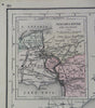 New York State Niagara Falls Manhattan Hudson River Valley 1876 O.W. Gray map