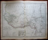 Northwest Africa Senegambia Guinea Liberia 1853 Weiland Kiepert huge antique map