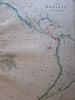 Australia Pacific Ocean Asia 1860's Weller antique map