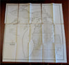 Michigan State Map U.S. Survey Details 1861 Bien lithographed folding map