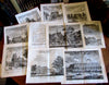 Amsterdam Holland Netherlands 1760-80 Lot x 10 prints city views