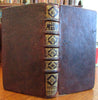 Study Methods 1686 Paris French leather book Claude Flevery ornate gilt spine
