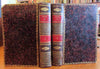 French Literature 1816 leather book 2v set beautiful gilt Noel Moral Lessons