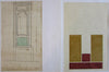 Architectural drawings c.1731 & 1823 F.J. Duban Prix de Rome medalist original