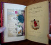 Leech 14 hand color plates Surtees Ask Mama c.1858 lovely leather book