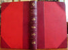 John Leech color plate book c.1855 Surtees Plain or Ringlets? leather gilt lovely