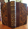 Musset Lui & Elle gorgeous leather binding 1878 w/ 2 Champollion engravings