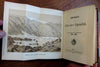 Switzerland Swiss Alps 1884-5 Mountaineering Club book 8 view plates
