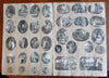 1800-1830 antique engraved prints old collection 35 oval shaped love gods