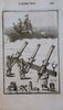 Militaria cannons warfare 1672 lot of 8 antique engraved prints Mallet