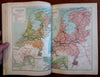 Holland Netherlands Nederland Atlas 1889 Beekman 24 maps color litho rare