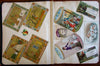 Trade Card Album Scrapbook c.1884-5 with 200+ cards thread sewing medicines etc