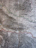 Croatia Zagreb Drava River Agram 1855 Schede linen backed map Europe
