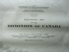Canada Geological Survey wall map 1945 huge linen backed rare map Mines Geology