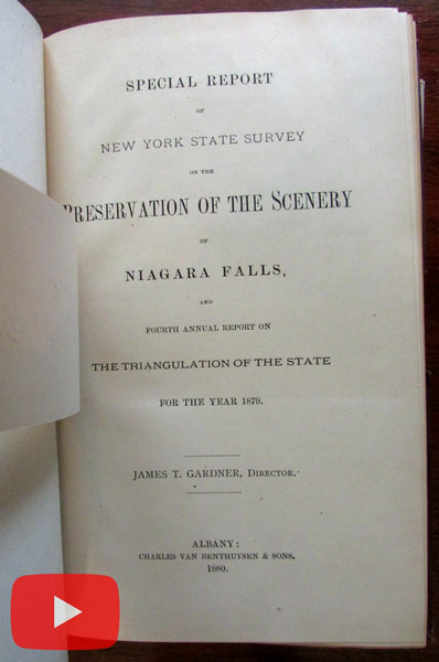 Niagara Falls New York State 1880 James Gardner 9 Barker heliotypes Olmstead