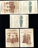 European chocolate trade cards c. 1900-10 Holland France lot x 35 Art Nouveau style