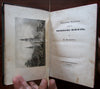 Eastern Germany Sachische Schweiz c.1840's leather book 30 engraved views