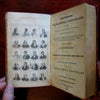 Biographical Dictionary 1825 attractive leather book engraved miniature portraits