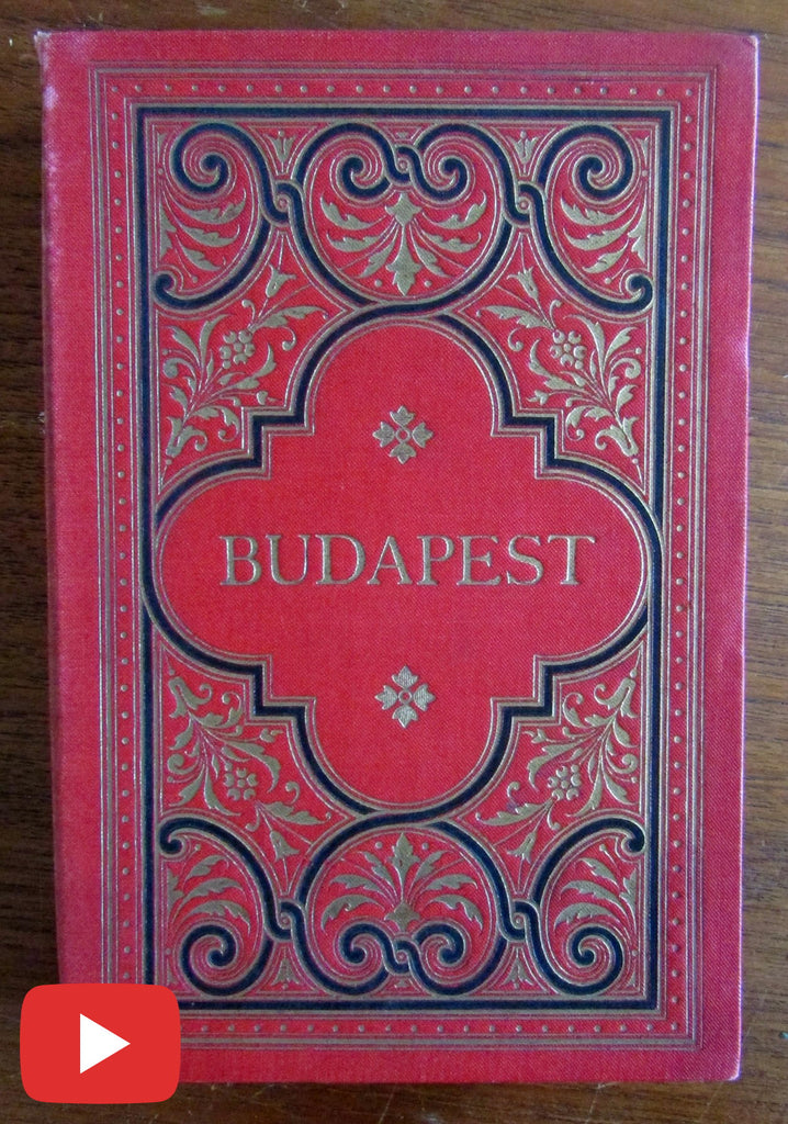 Budapest Hungary 1895 photo album souvenir book