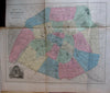 Atlas of France 1878 w/ Colonies decorative Migeon 105 Vuillemin maps Paris