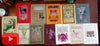 Posters Colored special papers c.1900-1920 lot of 12 Art Nouveau graphics
