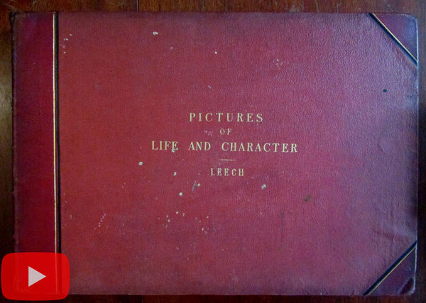 John Leech Punch cartoons Life Character 1860-69 Three Series works in one
