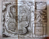 Rare World & Holy Land maps 1696 de Masso engraved Judaism fine book 11 plates