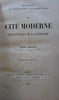 Modern City philosophy metaphysical sociology 1898 Izoulet leather book French