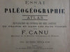 Atlas Paleogeographie ancient seas 1895 Canu 56 historical plates of France