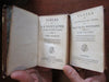 Fables of la Fontaine 1799-1800 set 2 vols French pocket sized leather books