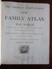 Family World Atlas 1899 Judd American Agriculturist w/ illustrated ethnographic section