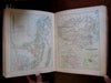 Graphic World Atlas & Gazetteer 1894 Nelson & Bartholomew w/ 128 color maps