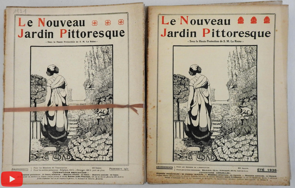 Landscape Gardening Le Nouveau Jardin Pittoresque 1930-39 magazine 40 issues run