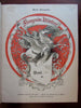 Illustration Art Nouveau line drawings Germany 1897-98 Fliegende Blatter run 75 issues