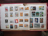 American Poster Stamp Collection c.1915 Wonderful lot 830 stamps Art Deco graphics