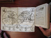 Geographical Gazetteer 1717 de Fer w/ 6 large decorative maps California as Island
