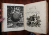 World Atlas Geography Gazetteer 1815-17 Kelly 83 maps & plates views 2 vol. leather