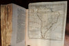 Geography geographical pocket atlas 1751 unique binding 17 Vaugondy world maps